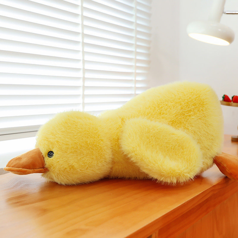 Giant Plush Duck Pillow – Soft Hugging Toy for Sleep & Relax