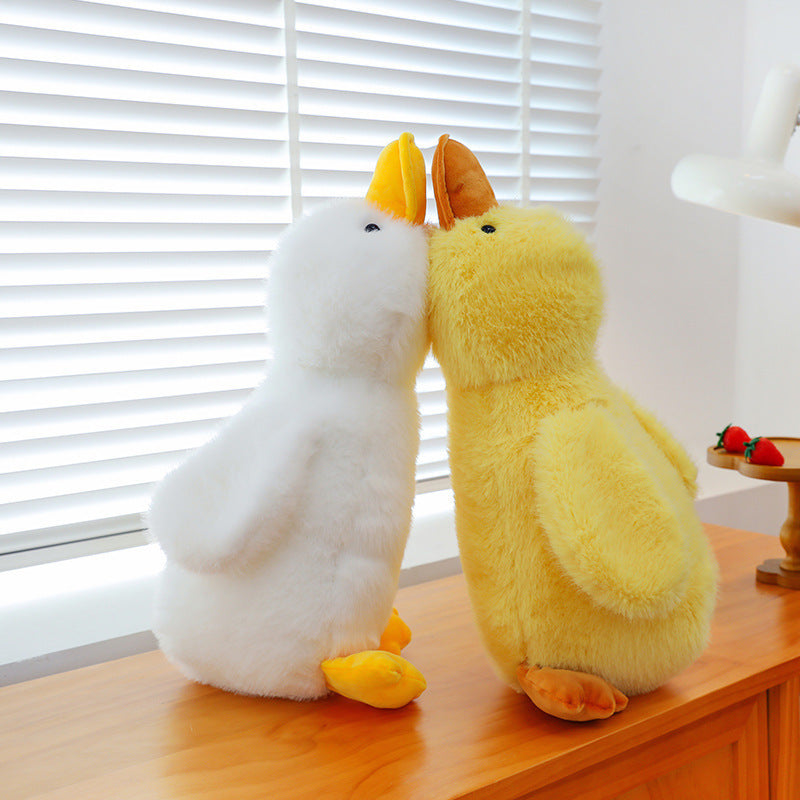 Giant Plush Duck Pillow – Soft Hugging Toy for Sleep & Relax