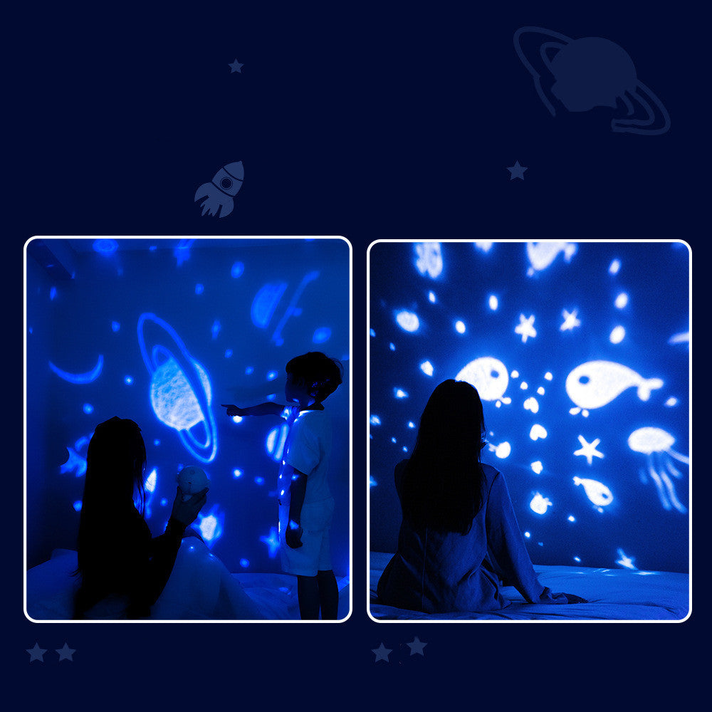 Galaxy Star Projector Lamp – Starry Sky Night Light for Kids & Home Decor